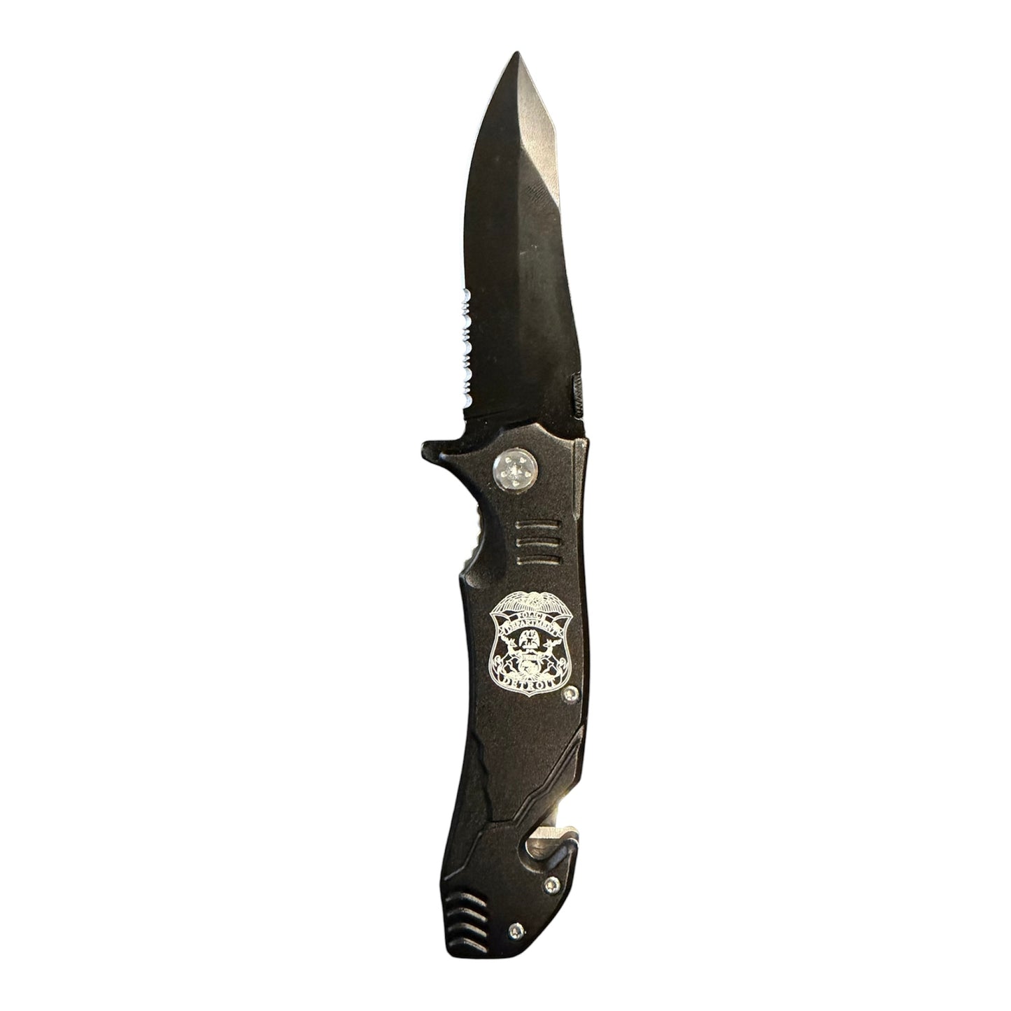 Detroit Police Bison River 4 1/2 inch Rescue Knife