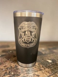 20 oz Tumbler - DPD Badge
