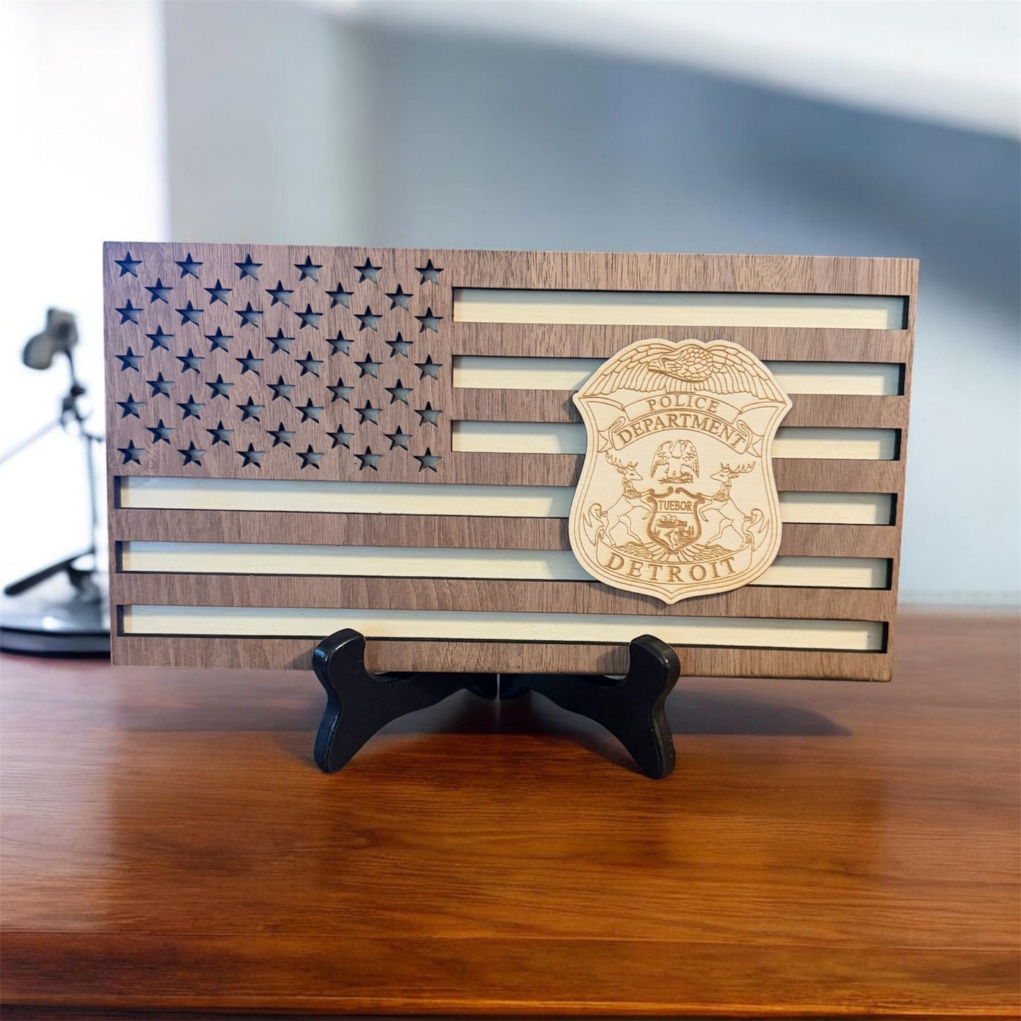 Two-Tone Desktop Flag