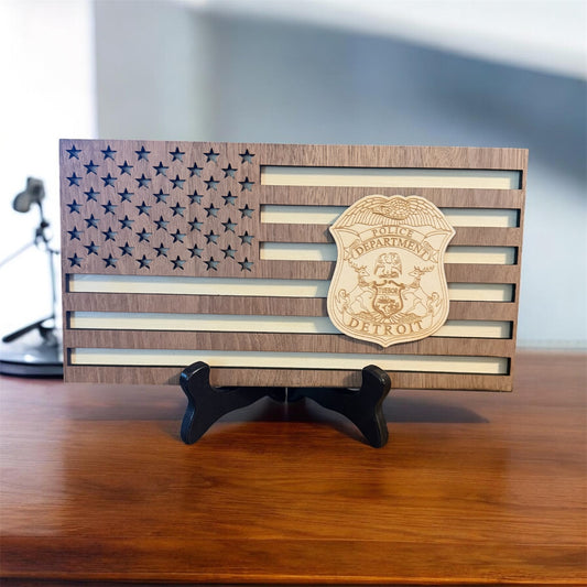 Two-Tone Desktop Flag
