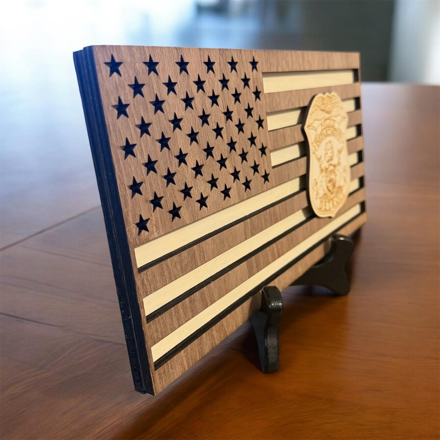 Two-Tone Desktop Flag