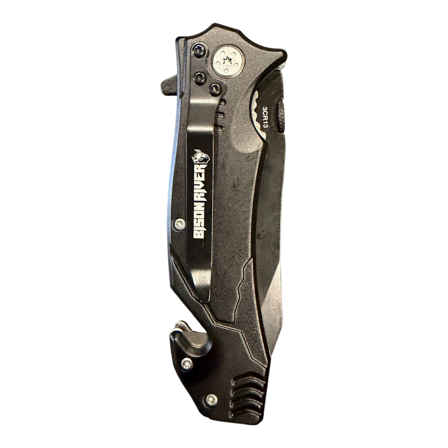 Detroit Police Bison River 4 1/2 inch Rescue Knife