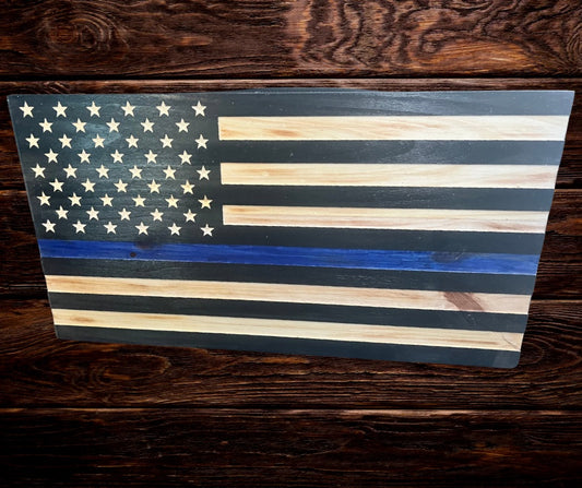 Thin Blue Line Flag