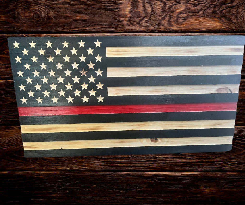 Thin Red Line Flag
